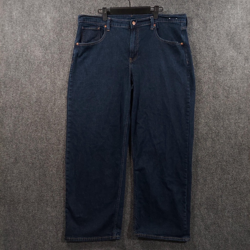 Gap 90s Loose Jeans‎ Womens 18R Blue Dark Wash Straight Relaxed Fit 40x29 Denim